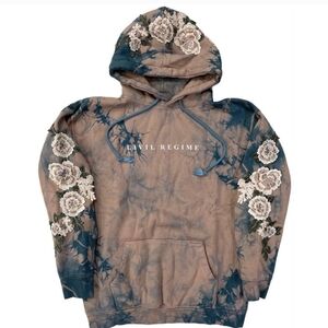 Civil Regime Floral Tie-Dye Hoodie